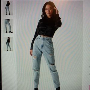 Ripped mom Jeans